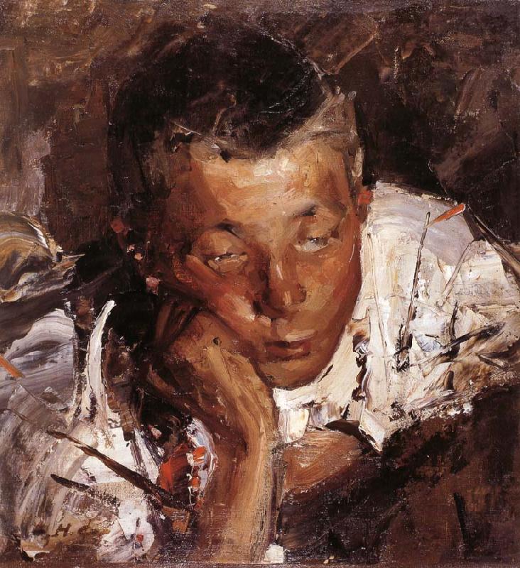 Nikolay Fechin Portrait of boy